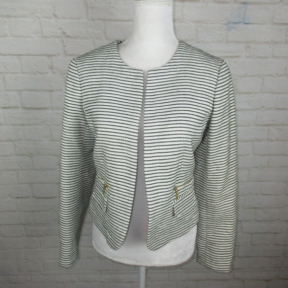 Katherine Barclay Jackets & Blazers - Katherine Barclay Montreal Black White Blazer